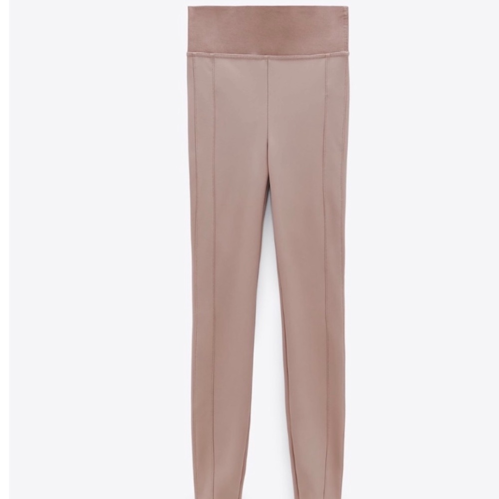 zara height waist nude pants, favorite bloggers pants